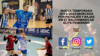 NUEVA TEMPORADA 2022/2023 MARCADA POR FICHAJES Y BAJAS EN EL BALONMANO DE ÉLITE FEMENINO