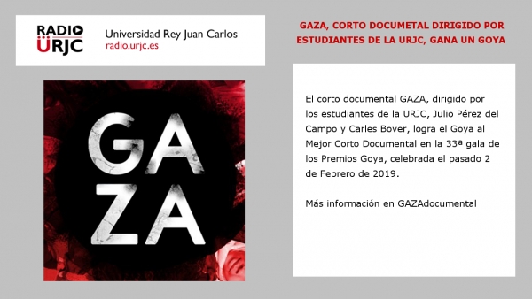 Dos estudiantes de la URJC, ganadores del Goya al Mejor Corto Documental