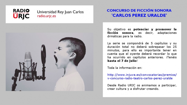 Dentro Deportista zona Concurso de ficción sonora 'Carlos Perez Uralde' - URJC online |  Universidad Rey Juan Carlos