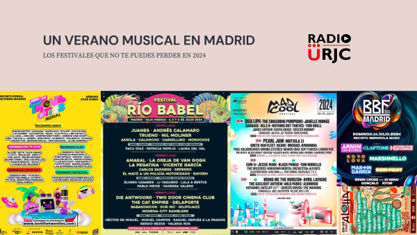 Verano musical en Madrid. Los festivales que no te puedes perder.