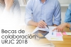 BECAS DE COLABORACIÓN 2018