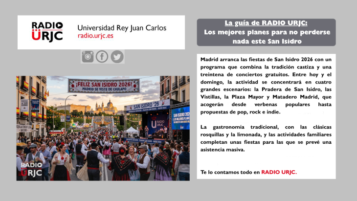 Madrid se vuelca con San Isidro 2026: una programación que conjuga la tradición castiza y la vanguardia musica