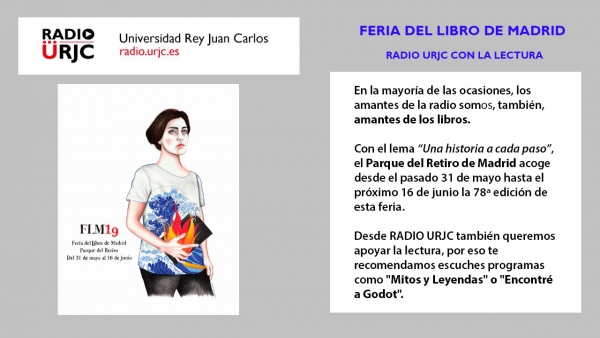 78ª FERIA DEL LIBRO DE MADRID. RADIO URJC CON LA LECTURA.