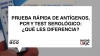 PRUEBA RÁPIDA DE ANTÍGENOS, PCR Y TEST SEROLÓGICO: ¿QUÉ LES DIFERENCIA?