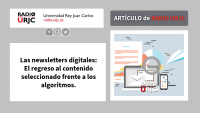 Las newsletters digitales. El regreso al contenido seleccionado frente a los algoritmos