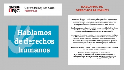 HABLAMOS DE DERECHOS HUMANOS. UN PROGRAMA DE RADIO URJC CON MUCHO RECORRIDO